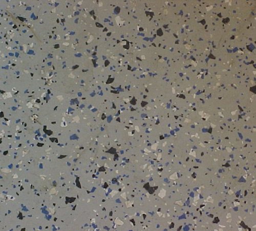 Colour-chip flooring