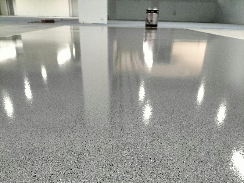 Floating-sand epoxy self-levelling