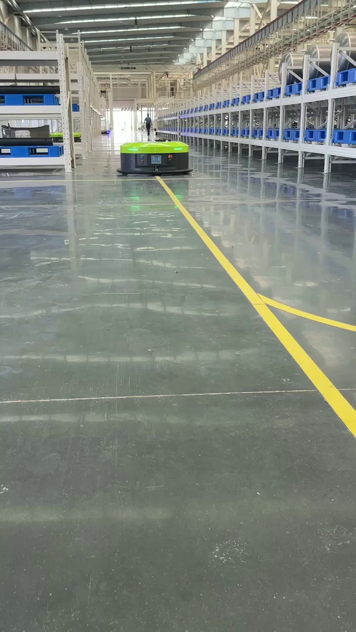 AGV-driven logistics floors, Zoomlion Yuanjiang